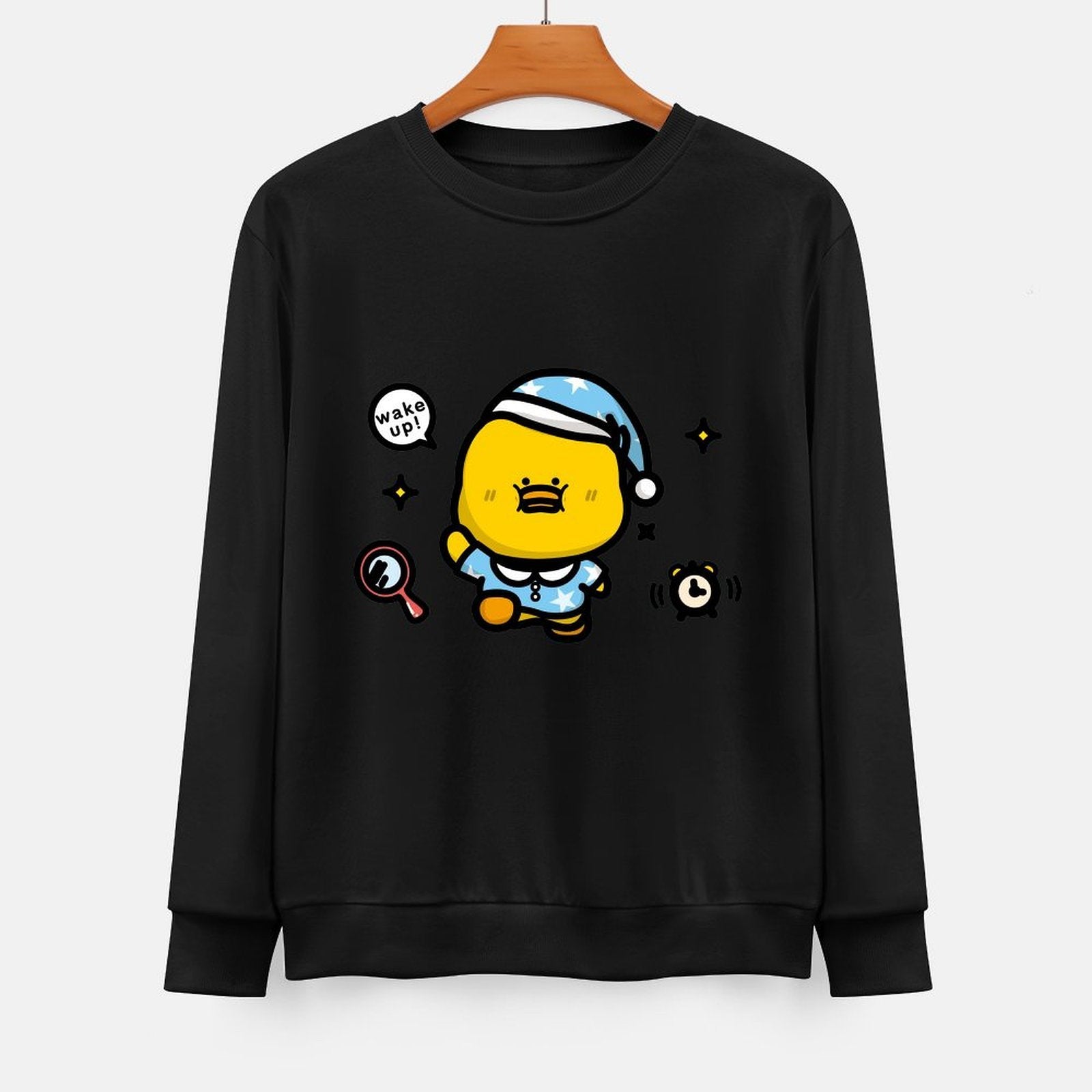 Front Patterned Long Sleeve TopAllSeason Minimal